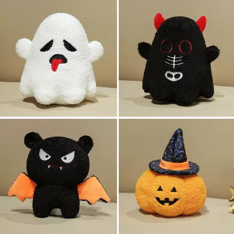 Halloween Pumpkin Ghost Bat Stuffed Animal